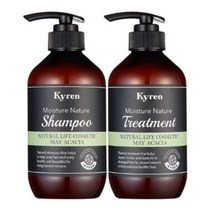 키렌 모이스처 네이처 샴푸 + 트리트먼트 세트 메이아카시아향, 5세트