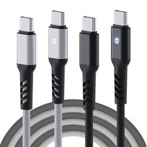 PD C to C 60W C타입 고속충전케이블 LED 플렉시블 .아이엠듀, CtoCLED60W케이블30cm／블랙