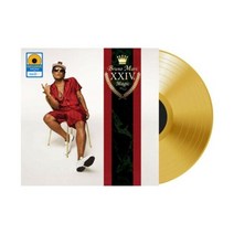 LP판 미국 브루노 마스 24k 매직 월마트 독점 골드 컬러 레코드판 LP IN HAND