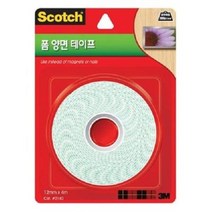 Mallow_쇼핑_3M 스카치 일반 폼 양면테이프 2140 (12mm x 4m) 산업용 사무실 문구용 다용도 공업 용테이프 학교 공업용@8688@!^^, #현명한구매#