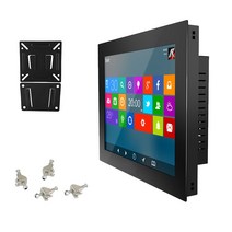 산업용 태블릿 패널 PC 데스크탑 컴퓨터 저항성 터치 코어 i3 Win XP/7/10 시스템 USB SSD WiFi 미니 P, 06 8G RAM 128G SSD, 03 15 inch