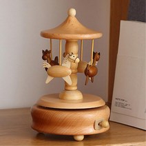 감성 인테리어 우드 오르골 9종 / 회전오르골 태엽오르골 오르골선물 오르골소품 뮤직박스, 우드오르골(콜로세움)