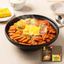[단골집] 송탄 치즈부대찌개 500g x 4팩 + 라면사리 4개