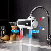 대성 설치 3000W 순간 수도꼭지 업소용 온수히터, white, Eu 플러그