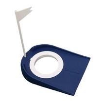 GHSHOP 플라스틱 골프 퍼팅 컵 홀 골프 퍼팅 그린 홀 플래그 퍼트 훈련 마당용 깃발, 푸른