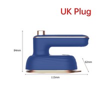 스팀다리미 호환 전문 마이크로 스팀 다리미 휴대용 미니 의류 기계 전기 스마트 홈 여행 비즈니스 발생기, [07] UK Plug 60ml