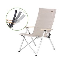 네이처하이크 캠핑 등받이 의자 휴대용 알루미늄 합금 600D 옥스포드 낚시 의자 NH17T003-Y, 01-02 카키