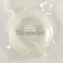PLA 1.75mm 필라멘트 인쇄 재료 플라스틱 3D 프린터 압출기 펜 액세서리 5 미터 검정 흰색 빨강 다채로운 무지개, Transparent