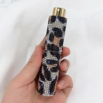 견고한 Dinorag-10ml 향수 스프레이 병 DIY 라인석 여행 세공 맞춤형 럭셔리 빈 포장, 10ml_레오파드 G | 유리