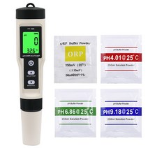 토양 ec측정기 4in 1 수소 이온 농도 수질 테스트 펜 YY-400 PH/ORP/H2/TEM 디지털 식수 측정기, 04 with backlight