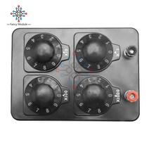 절연 저항계 저항 상자 정밀 가변 10 년 0-9999.9 물리적 교육 전기 기기용 미터, 한개옵션0