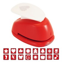 모양펀치 포코스 R-18 별 하트 꽃잎 나무 나비 사과 세잎클로버 리본 벚꽃, 052-눈꽃3