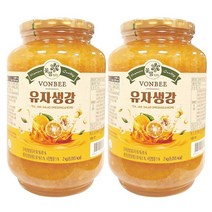본비 유자 + 생강차 2kg x 2 유자청