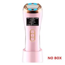 탄력기기 8 IN1 LED 뜨거운 차가운 얼굴 피부 관리 장치 마사지 아름다움 망치 초음파 Cryotherapy 진동 이온 계기, option 1 no box