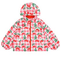 베베드피노 올오버 체리 후드 점퍼 여아 바람막이 봄 자켓 유아 등원룩 외출복 아우터_BP31JF402