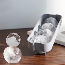 국내제작 실리콘 아이스볼 얼음몰드 4구 얼음틀 얼음 트레이 실리콘몰드 미니 왕 원형 왕구슬 하이볼 둥근 칵테일 빅볼 제빙기 아이스트레이 구슬 실리콘얼음틀 왕얼음틀, 그린