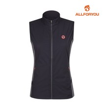 올포유 올포유 여성 넥셔링 배색 집업 베스트 AWVEJ7331-915_G