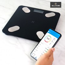 [BELLAHOME] 인바디 체중계 스마트 체중계 체지방체중계, 화이트
