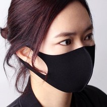 [용평샵] 부드러운 착용감 3D 네오프랜 블랙 마스크