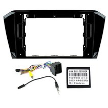 차량용안드로이드 올인원네비 vw volkswagen passat b8 magotan 자동차 dvd gps 대시 보드 교체 대시 마운트 키트 용 double din car, 프레임 케이블 canbus