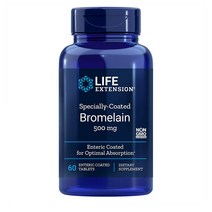 라이프익스텐션 - Bromelain 스페셜 코팅 브로멜라인 500㎎ 60정