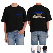 남대문앞뒤그림 대한민국 전통 보러가자 티셔츠/라운드티/오버핏/맨투맨/후드티
