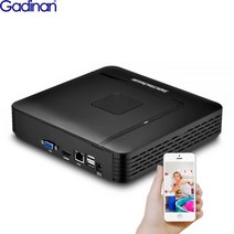 Gadinan-H.265 + 32CH 4K 8MP 16CH 9CH 얼굴 감지 NVR 미니 IP 네트워크 보안 비디오 레코더 모션 P2P CCTV XMEye, 아무도_9ch