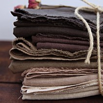 패브릭샵 8수린넨 대폭 바이오워싱 플랜퓨어린넨 무지 브라운계열 5컬러, 연밤