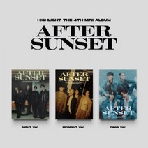 하이라이트 4집 미니앨범 애프터선셋 Highlight AFTER SUNSET, 포토북 랜덤1종, 포스터없음