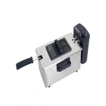 튀김기 가정 미니 소형 전기 튀김 3l 자동 프라이 용 감자 프라이 오일 220v2000w 스톨 꼬치 프라이, 3리터 튀김기, 단일 탱크, 유럽 ​​연합, 3L Deep Fryer+Single Tank+EU