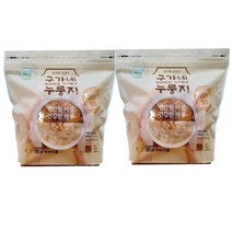 구가네식품 황금햅쌀 가마솥맛 누룽지 600g 2개