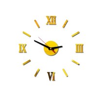 벽시계 인테리어시계 벽걸이시계 탁상시계 크리 에이 티브 3d 거울 벽 스티커 홈, 07