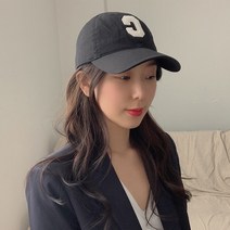 기본 면 100% C 씨 로고 이니셜 소두 여성 볼캡 야구모자
