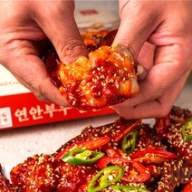 알베기 꽃게 국산100% 별미반찬 매콤달콤한 양념꽃게 2팩(6마리)2kg 저염 저당 무방부제, 2kg/2팩(6마리), 2개