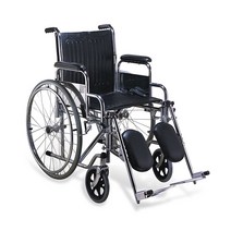 탄탄 거상형 스틸 휠체어 접이식 수동