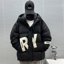 남자 오리털 패딩 쇼트 아이템 유행하는 패 남자 재킷 겨울 후드 코트