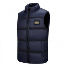 남성 알파벳 패치 베스트 퍼퍼 코트 301494