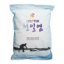 국산 신안 김장 천일염 굵은 소금, 신안천일염 3kg