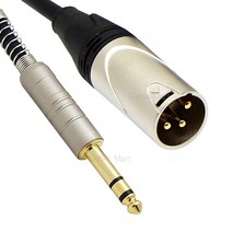 케이블마트 MACK HA26 ST5.5(6.3) TRS/숫 - 캐논 XLR (숫) 오디오 앰프 스피커 반주기 믹서 스피커 밸런스 케이블 음향 연결선, 20M, HA26 ST5.5-캐논