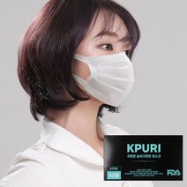 케이퓨리 덴탈 KF80 귀편한 숨쉬기편한 국산 마스크 화이트 50매