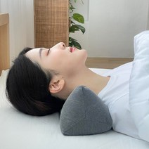 누아베개 경추목베개 수건 원형 거북목 일자목, 누비 크림베이지(기본사이즈), 메밀