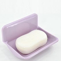 선반 싱크대 헴라인 점착 물빠짐 비누 케이스 주방 욕실 심플 무타공 진열장 수납정리대 제조업자 1943735556, 2108 (한 카드 1개 ), 마카롱 노르딕 보라색
