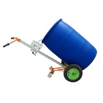 드럼통 운반카트 고정 리프트 폐기름 처리 수레 바퀴, 2륜 나일론 바퀴