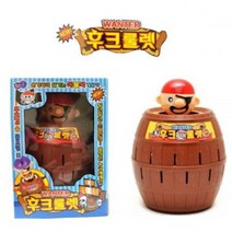 후크 룰렛 1개 복불복 해적 게임 선장 실내 놀이 여행 보드게임 벌칙 대형 사이즈 유아 어린이 단체 재미있는 재밌는 보드게임 가족게임 패밀리게임 모임 회식 술자리