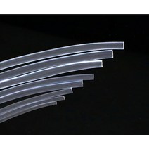 5메터/몫 2:1 투명한 열 수축 튜브 1mm ~ 8mm 폴리올레핀 와이어 케이블 전자 부품 절연 슬리브, 09 6mm