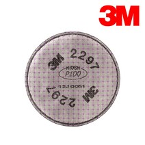 3M 방진마스크 특급 방진필터 2297 1set 분진마스크 분진필터 미스트, 1개