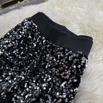 빤짝이 몸빼바지 밴드 배기바지 조거팬츠 허리 실버 블링블링 블랙 스팽글 클럽