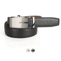 디꾸보 디꾸보 실버 자동버클 남성 정장 가죽벨트 DCB-ST851