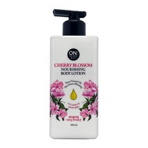 온더바디 체리블라썸 너리싱 바디로션 400ml 향이좋은 바디로션, 1개