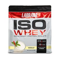 단백질 보충제 Labrada Nutrition ISO Whey Isolate Protein Chocolate 5 Pound, Vanilla